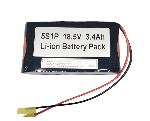 5S1P 18V 3.4Ah Li-ion Battery Pack